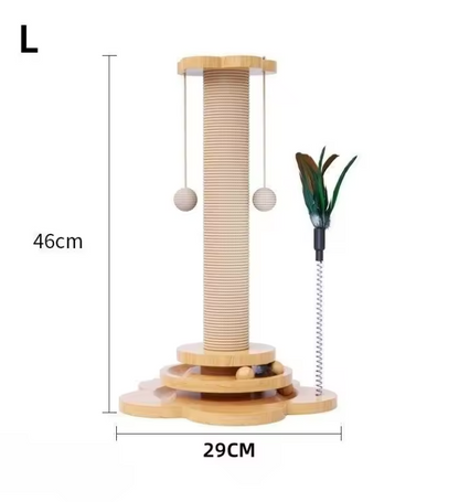 Arbre à chat en bois | Totem
