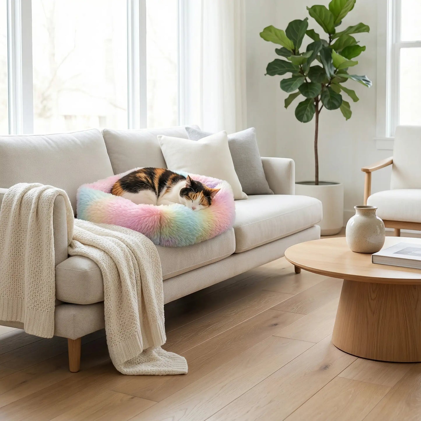 Coussin pour Chat | Prisma - Doux Chat