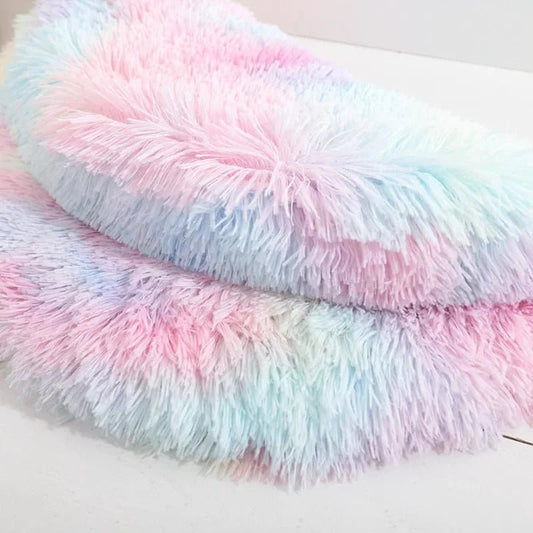 Coussin Chat - SoftPlushCatBedMat™ - Arc - en - ciel - Doux Chat