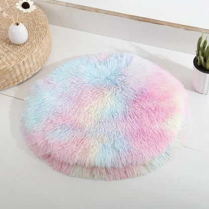 Coussin Chat - SoftPlushCatBedMat™ - Arc - en - ciel - Doux Chat