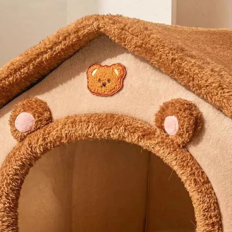 Maison Chat - PetCocon™ - Marron - Doux Chat