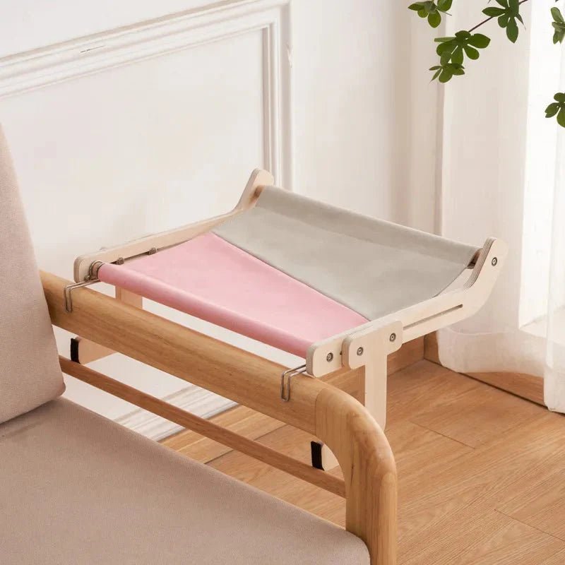 Hamac Chat - CatHammock™ - Rose & Gris - Doux Chat