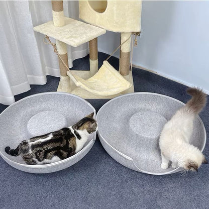 Lit pour Chat - ChatCondo™ - Gris Clair - Doux Chat