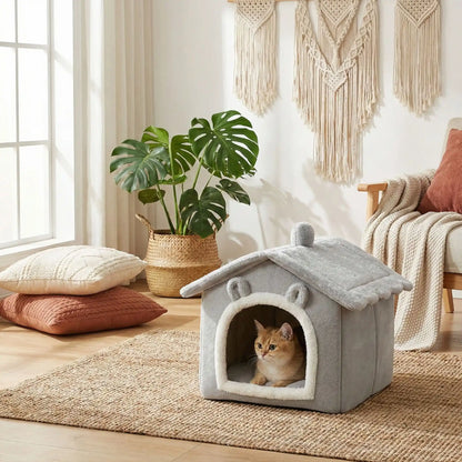 Niche pour Chat | Koti - Doux Chat