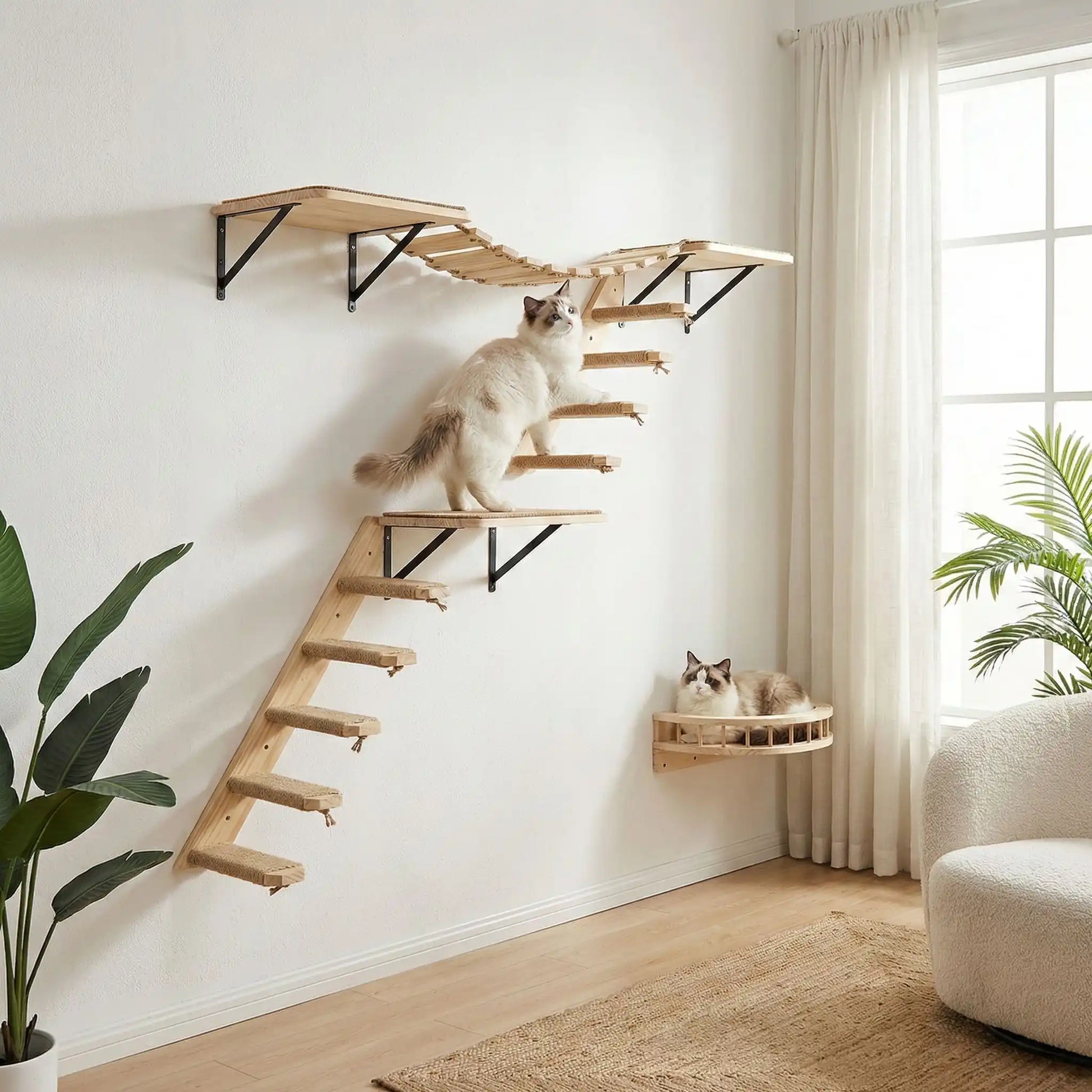 Arbre à Chat Mural | Cliff - Doux Chat