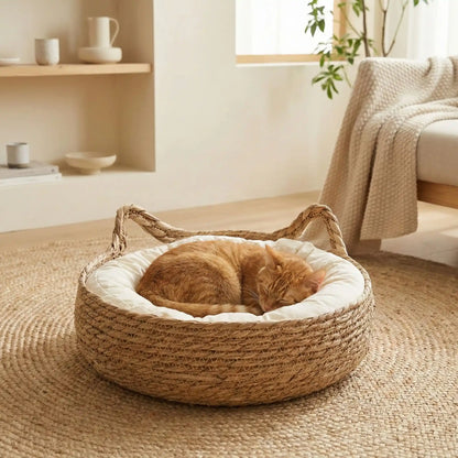 Panier osier Chat | Osiris